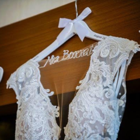 MUSE by Berta Aisha (17-20) Wedding Dress Worn for only 1 hour & dry cleaned! - Picture 4 of 13